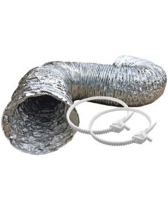 Builder's Best 110673 4" x 8ft SilverDuct Dryer Transition Duct Kit