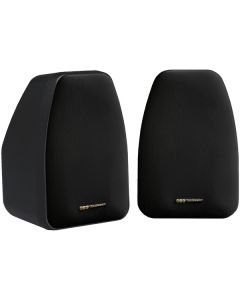 BIC America ADATTO DV52SI 125-Watt 2-Way 5.25-Inch Indoor/Outdoor Speakers with Keyholes for Versatile Mounting (Black)