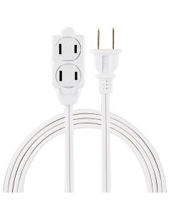 GE JASHEP51937 3-Outlet Polarized Indoor Extension Cord (6ft)